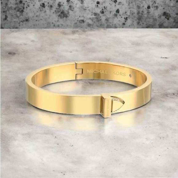 Michael Kors Knife Edge Bracelet in Pave Crystals at Closure Side - Picture 2 of 6